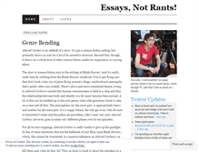 Tablet Screenshot of essaysnotrants.net